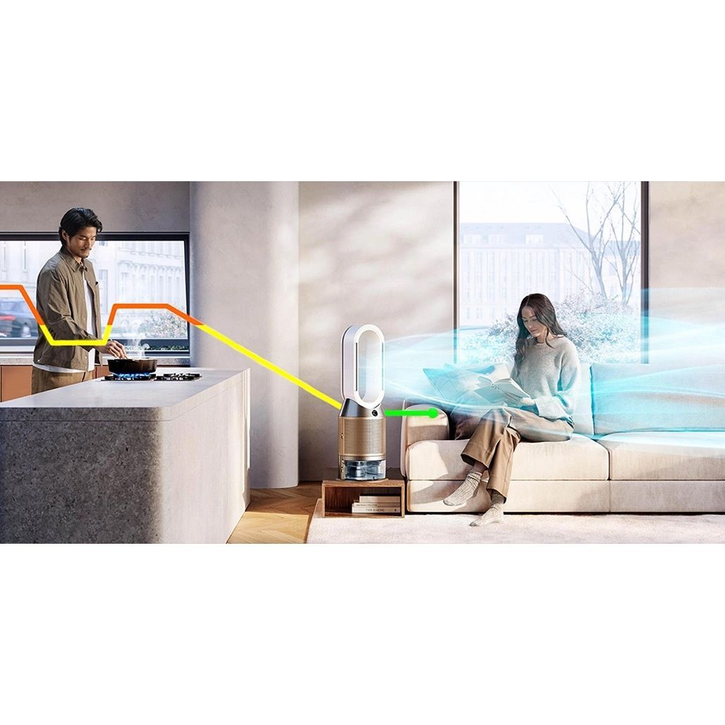 Кліматичний комплекс Dyson Purifier Humidify+Cool PH2 De-Nox White/Gold (545007-01)