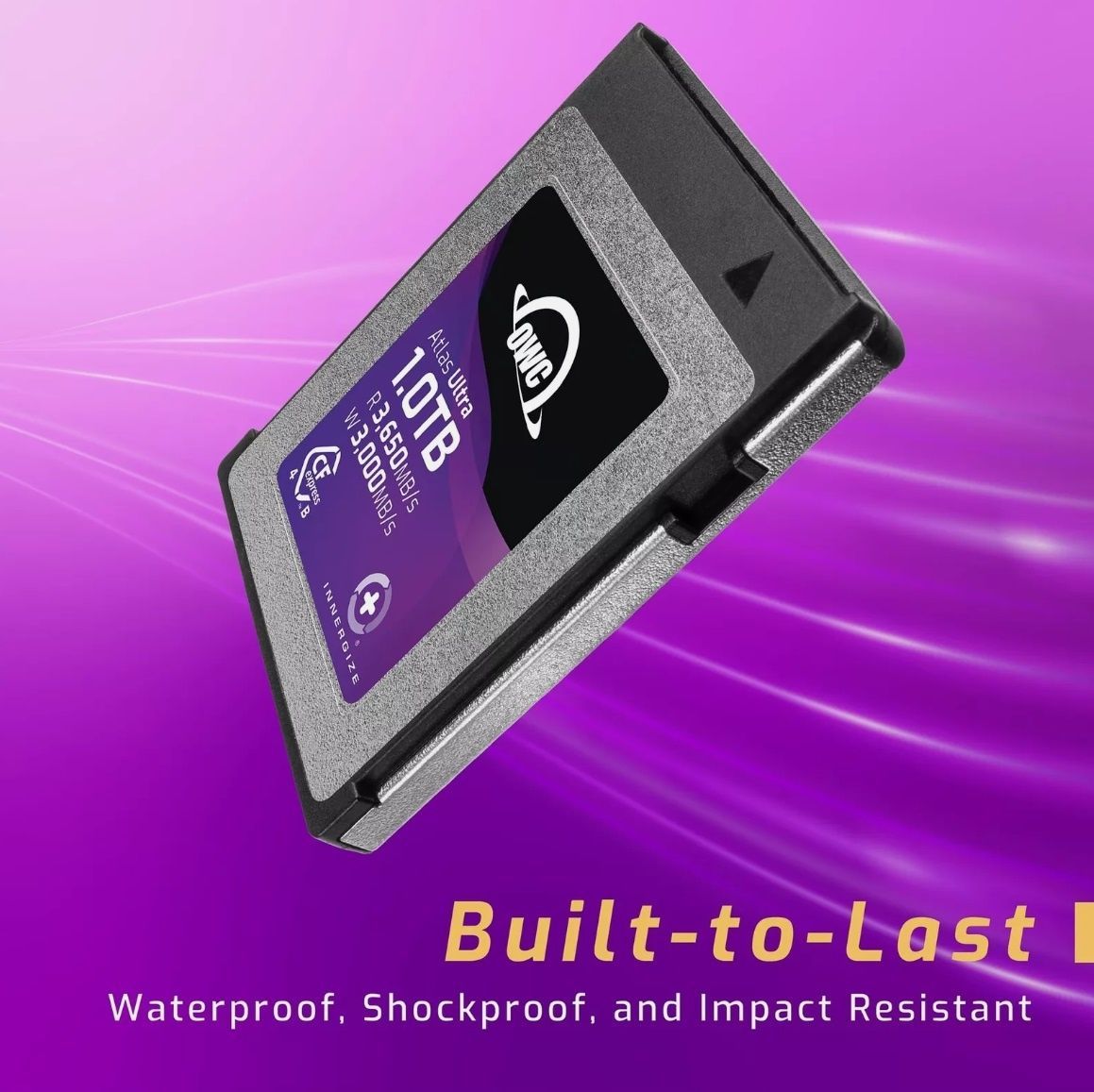 Карта пам'яті OWC Atlas Ultra 1.0TB High-Performance CFexpress 4.0 Type B Memory Card CFXB4U01000