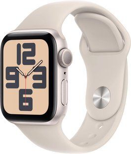 Apple Watch SE 2 44mm Starlight Aluminum Case with Starlight Sport Band MNPT3