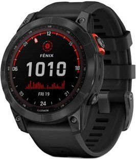 Garmin Fenix 7 Solar Slate Gray with Black Band 010-02540-10/11