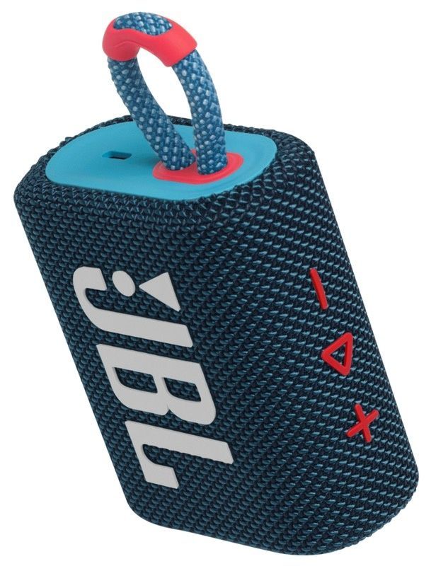 Портативна колонка JBL Go 3 Blue Coral (JBLGO3BLUP)