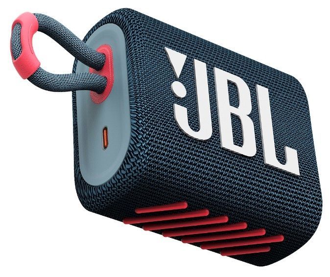 Портативна колонка JBL Go 3 Blue Coral (JBLGO3BLUP)