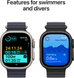 Apple Watch Ultra 2 Cellular 49mm Natural Titan. Case w. Blue Trail Loop - M/L (MX4L3)