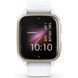 Garmin Venu Sq 2 Cream Gold Aluminum Bezel with White Case and Silicone Band 010-02701-01/11