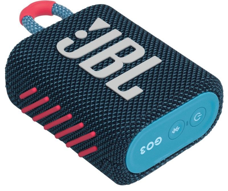 Портативна колонка JBL Go 3 Blue Coral (JBLGO3BLUP)