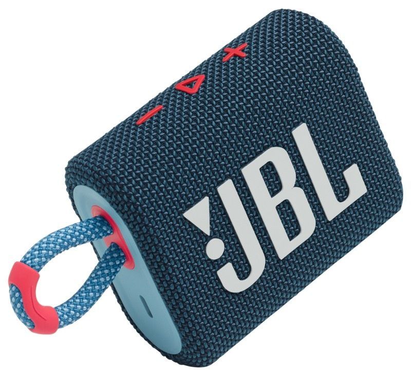 Портативна колонка JBL Go 3 Blue Coral (JBLGO3BLUP)