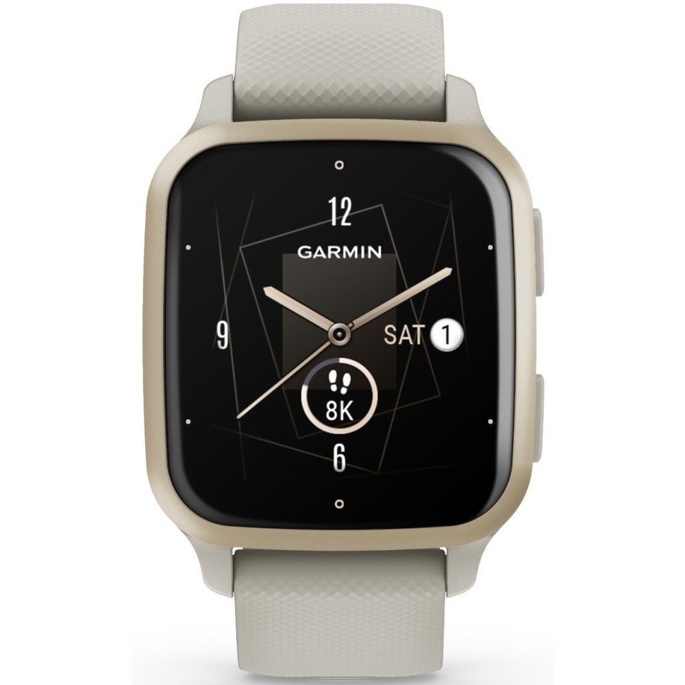 Garmin Venu Sq 2 Music Edition Cream Gold Aluminium Bezel with French Grey 010-02700-02/12