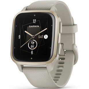 Garmin Venu Sq 2 Music Edition Cream Gold Aluminium Bezel with French Grey 010-02700-02/12