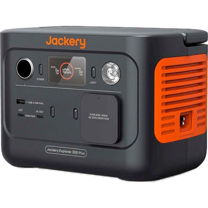 Зарядна станція Jackery Explorer 300 Plus 300w, 288w/h 21-0001-000010)