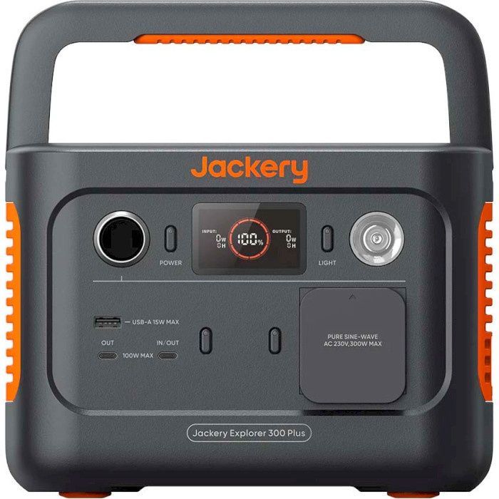 Зарядна станція Jackery Explorer 300 Plus 300w, 288w/h 21-0001-000010)