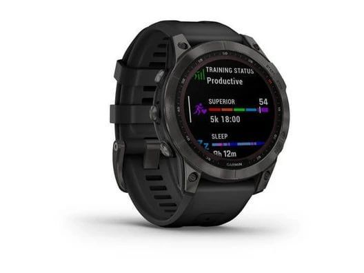 Garmin Fenix 7 Sapphire Solar Black DLC Titanium with Black Band 010-02540-34/35