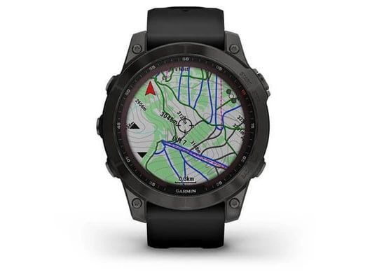 Garmin Fenix 7 Sapphire Solar Black DLC Titanium with Black Band 010-02540-34/35