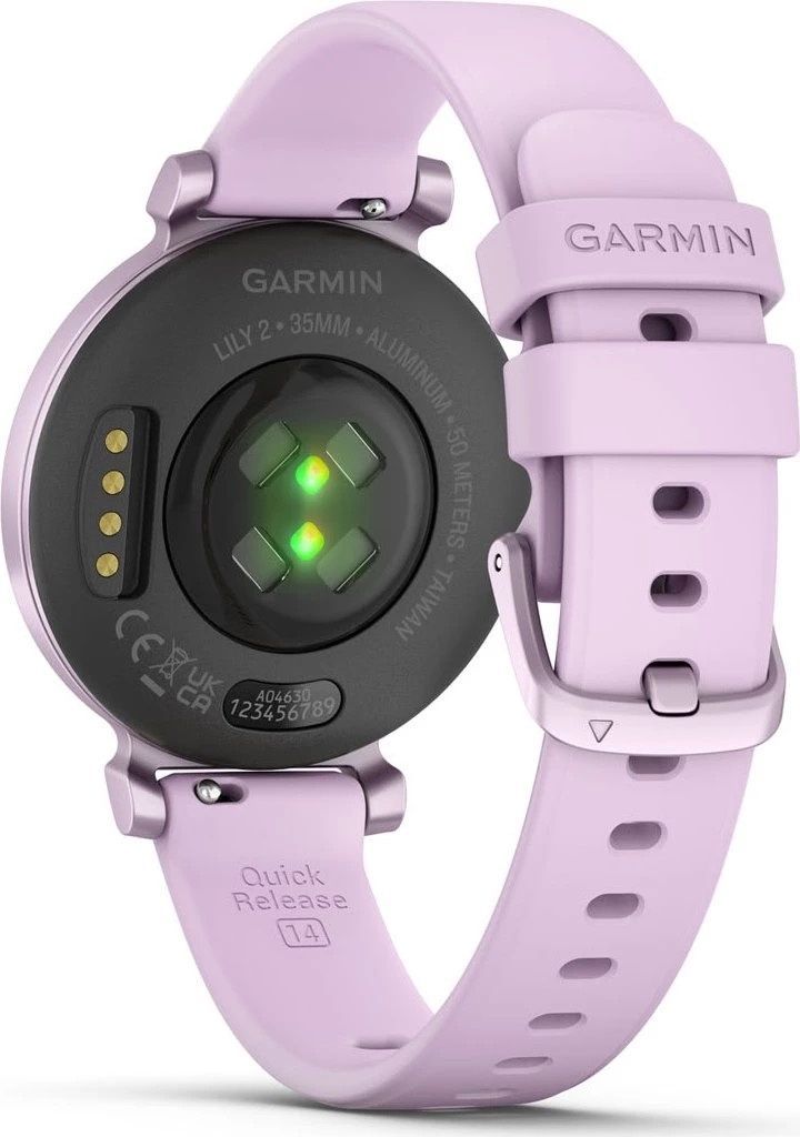 Garmin Lily 2 Sport Metallic Lilac with Lilac Silicone Band 010-02839-01
