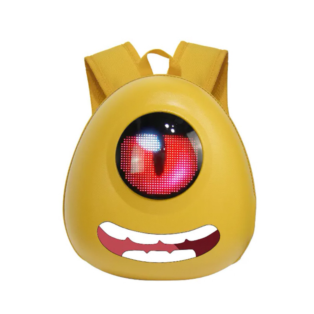 Рюкзак Sobi Pixel Eye SB9706 Yellow с LED экраном