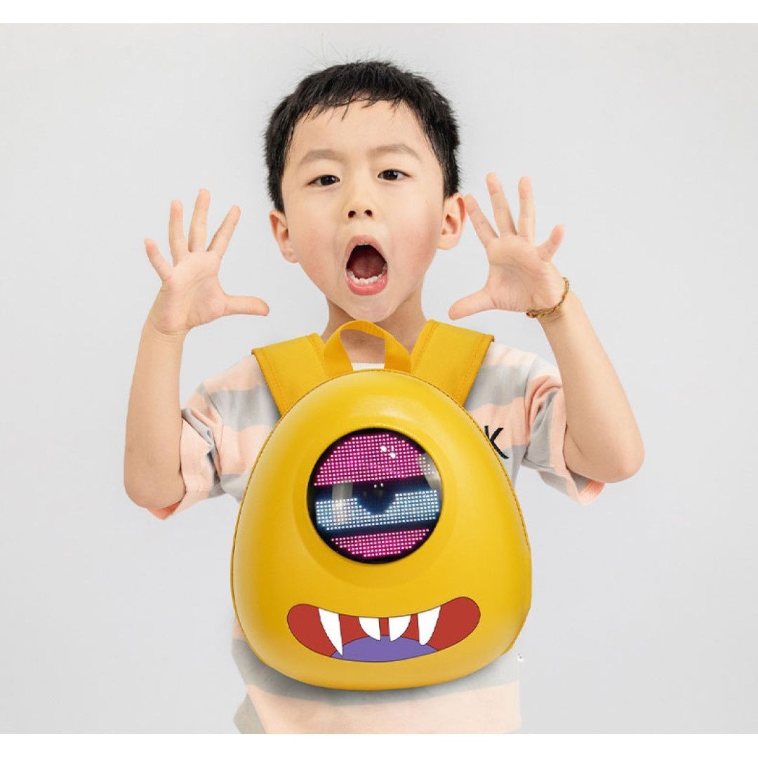 Рюкзак Sobi Pixel Eye SB9706 Yellow с LED экраном