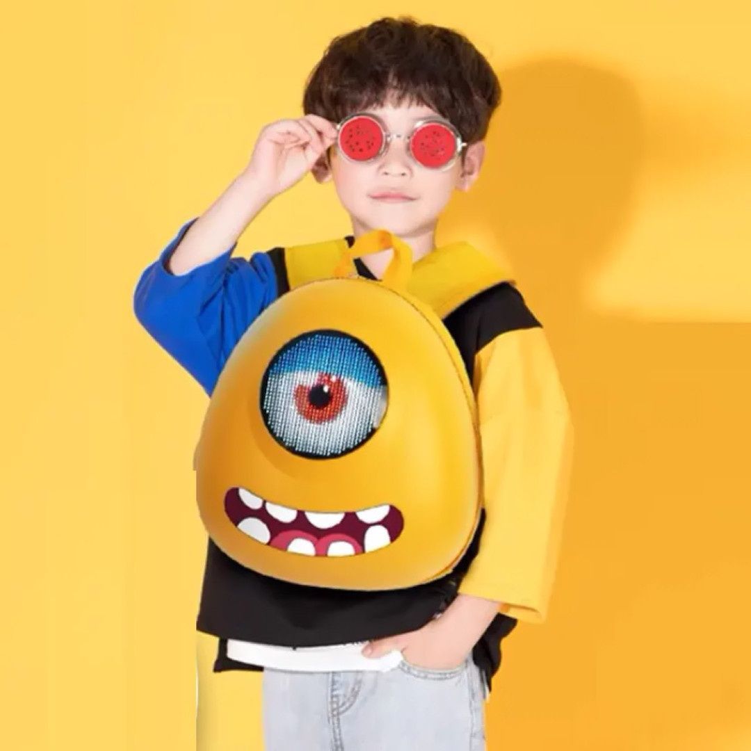 Рюкзак Sobi Pixel Eye SB9706 Yellow с LED экраном