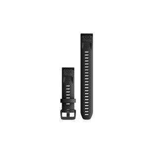Ремінець Acc,fenix 6s 20mm QuickFit Long Strap,Black Silicone Bands for Smart watches 010-12942-00