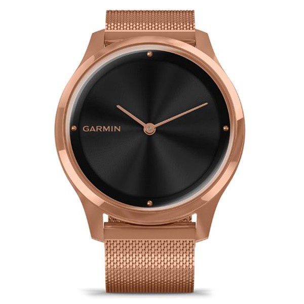 Garmin Vivomove Luxe Rose Gold-Black Milanese 010-02241-24