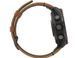 Смарт-годинник Garmin Fenix 8 Pro 47 mm AMOLED Carbon Gray DLC Chestnut Leather Band (010-03198-40)