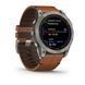 Garmin Fenix 7X Sapph Sol Titanium w/Chestnut Leather 010-02541-19