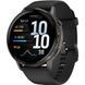 Garmin Venu 4 45 mm Slate with Black Silicone Band (010-03014-00)