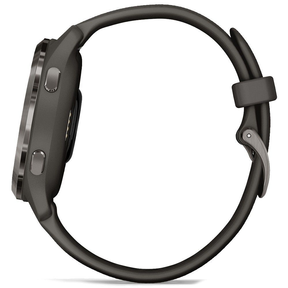 Garmin Venu 2S Slate Bezel with Graphite Case and Silicone Band 010-02429-10