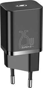МЗП Baseus Super Silicone PD Charger 25W 1Type-C Black CCSP020101