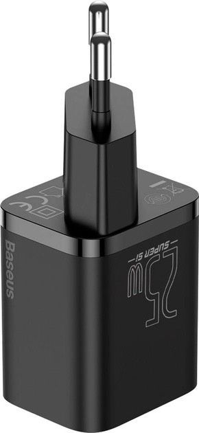 МЗП Baseus Super Silicone PD Charger 25W 1Type-C Black CCSP020101