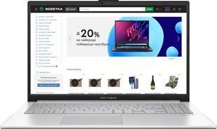 Ноутбук ASUS VivoBook Go 15 E1504FA Cool Silver (E1504FA-BQ1105)