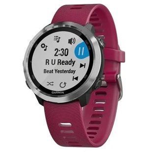 Garmin Forerunner 645 Music With Cerise Colored Band 010-01863-31