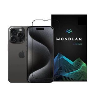 Захисне скло Monblan iPhone 16 Pro/17 2.5D Anti Static 0.26mm [Dust-Proof] Black