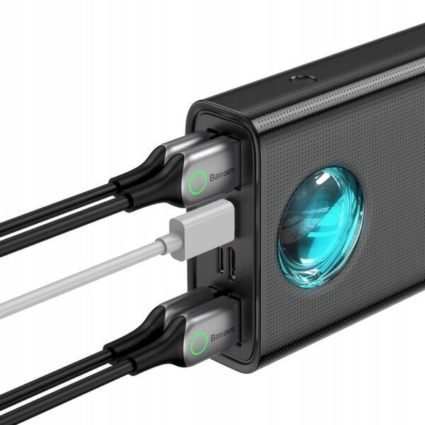 Зовнішній акумулятор Baseus Amblight Digital Display Quick Charge 65W 30000mAh Black (PPLG-A01)