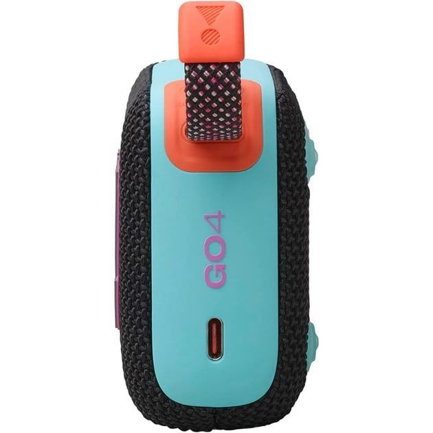 Портативна колонка JBL Go 4 Black Orange (JBLGO4BLKO)