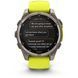 Garmin Fenix 8 47mm Solar Sapphire Titanium w. Amp Yellow/Graphite Silicone Band (010-02906-20/21)