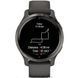Garmin Venu 2S Slate Bezel with Graphite Case and Silicone Band 010-02429-10