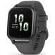 Garmin Venu Sq 2 Slate Aluminum Bezel with Shadow Gray Case and Silicone Band 010-02701-00/10