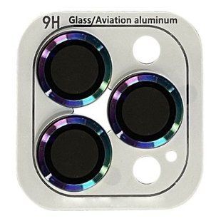 Захисне скло Monblan для камери iPhone 16 Pro/16 Pro Max Metal Ring Series Rainbow