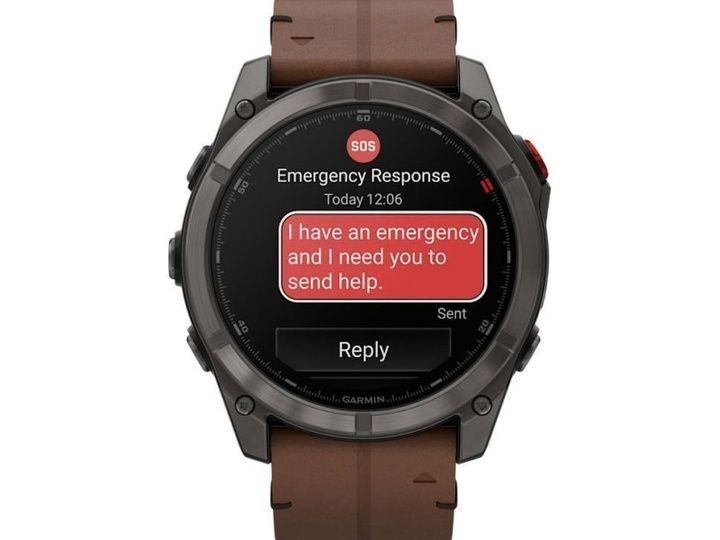 Смарт-годинник Garmin Fenix 8 Pro 51 mm AMOLED Carbon Gray DLC Leather Band (010-03199-40)