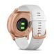 Garmin Vivomove Style Rose Gold-White Silicone 010-02240-20