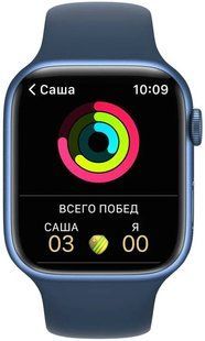 7 41mm Blue Aluminum Case With Blue Sport Band MKN13