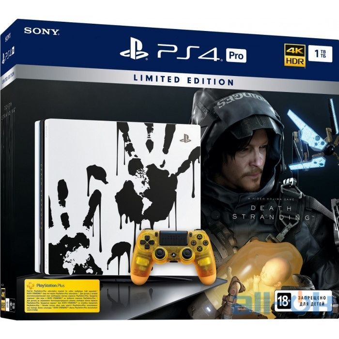 Sony Playstation 4 Pro 1Tb + fortnite+Death Stranding