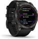 Garmin Fenix 7X Sapphire Solar Carbon Gray DLC Titanium with Black Band 010-02541-10/11