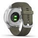 Garmin Vivomove Style Silver-Moss Green Silicone 010-02240-21
