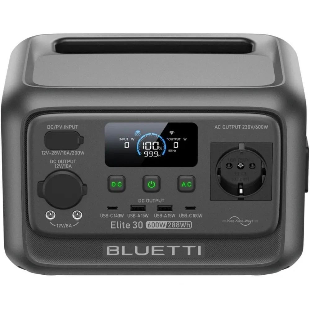 Зарядна станція BLUETTI Elite 30 V2 600W 288Wh