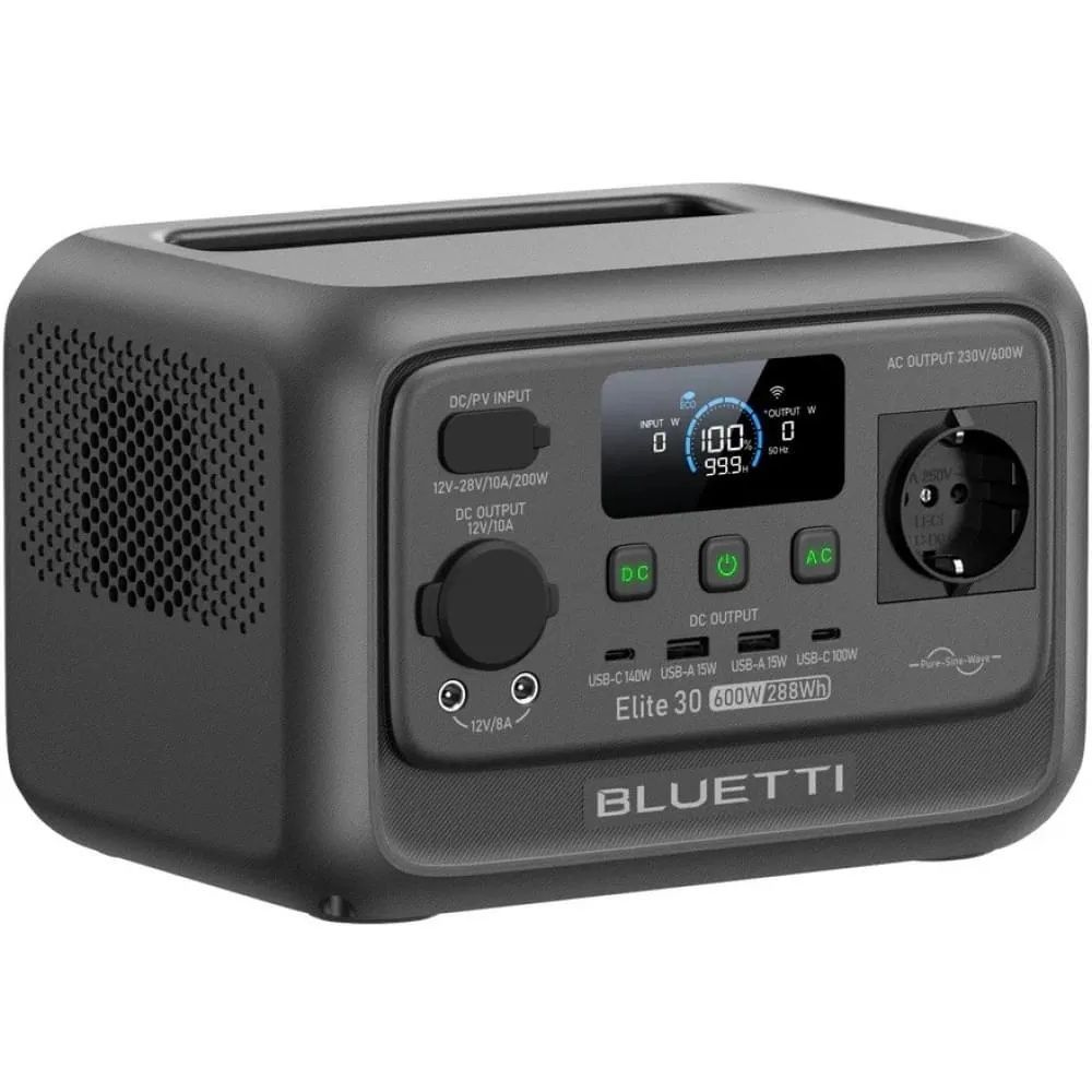 Зарядна станція BLUETTI Elite 30 V2 600W 288Wh