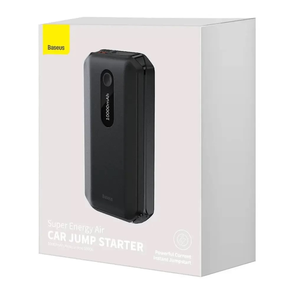 Пусковий Пристрій Baseus Super Energy Air Car Jump Starter 10000mAh black CGNL020101