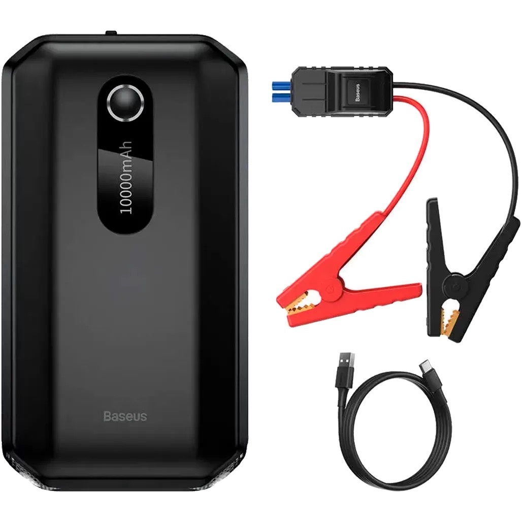 Пусковий Пристрій Baseus Super Energy Air Car Jump Starter 10000mAh black CGNL020101