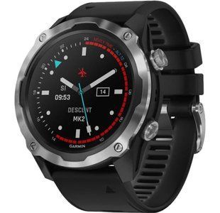 Garmin Descent Mk2 Stainless Steel with Black Band 010-02132-00/10