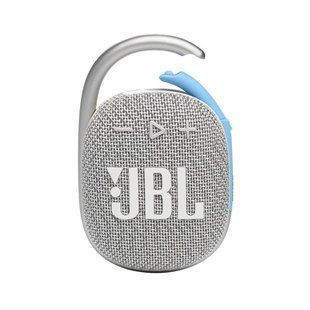 Портативна колонка JBL Clip 4 Eco White (JBLCLIP4ECOWHT)