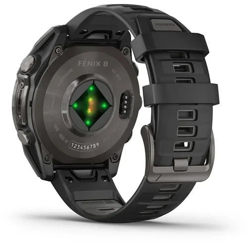 Garmin Fenix 8 51mm AMOLED Slate Gray with Black Silicone Band 010-02905-00